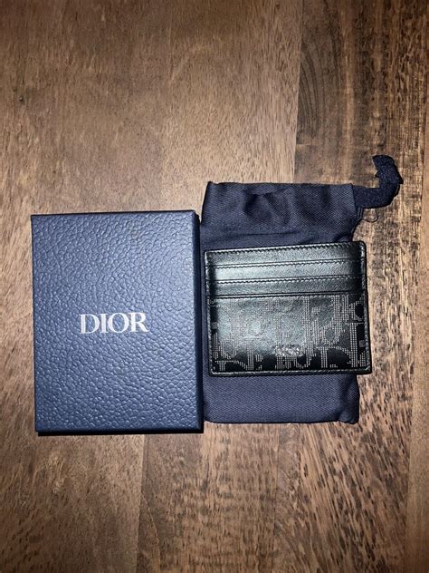 dior mens card holder|christian dior long wallet.